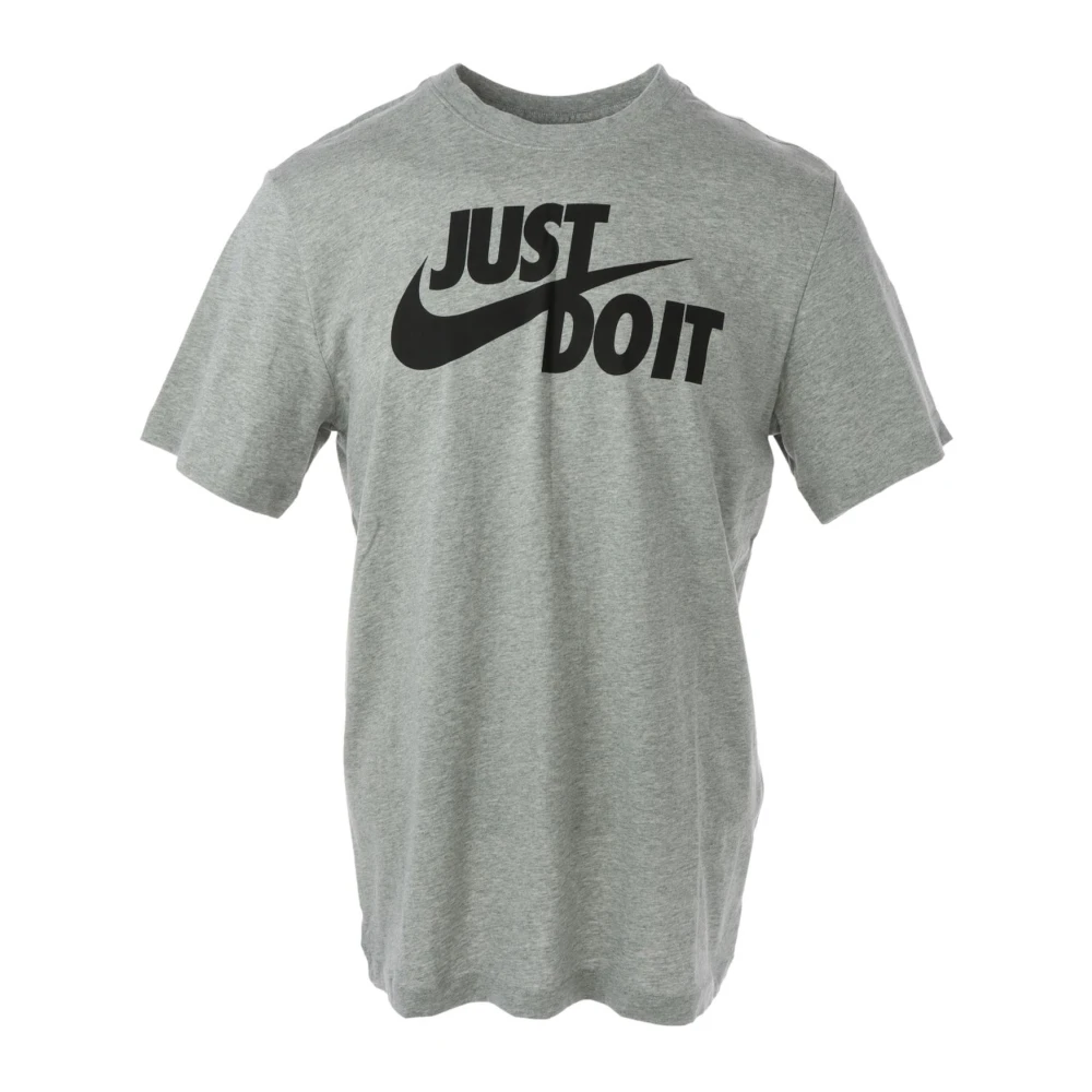 Nike Tryckt T-shirt Gray, Herr