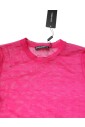haut-rose-en-nylon-transparent-a-manches-courtes