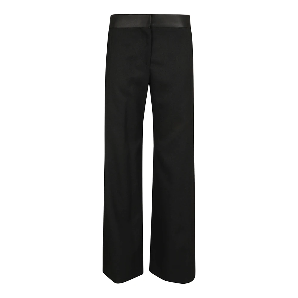 Victoria Beckham Zwarte Broek voor Vrouwen Aw24 Black Dames