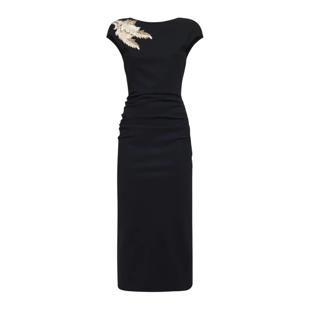 Chiara Boni Women's Black Midi Dresses, Xl, La Petite Robe Dresses