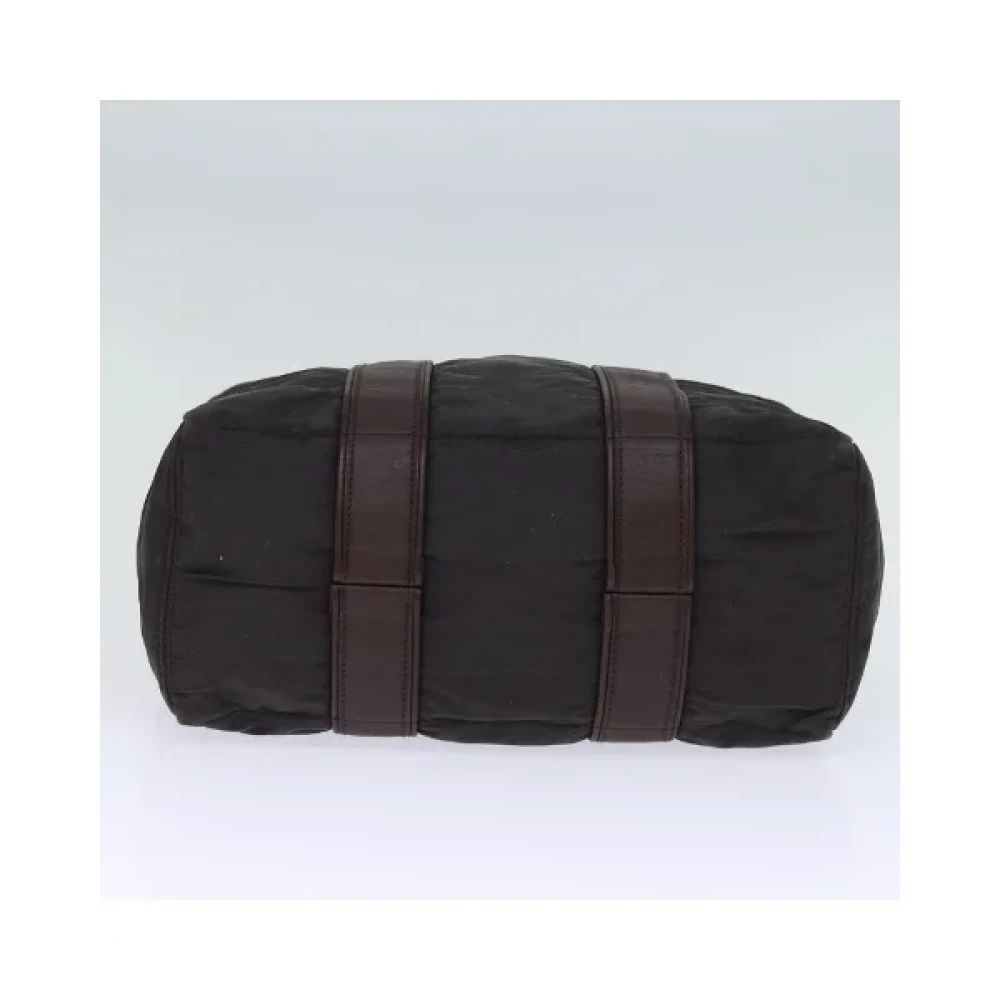 Hermès Vintage Pre-owned Nylon handbags Brown Dames