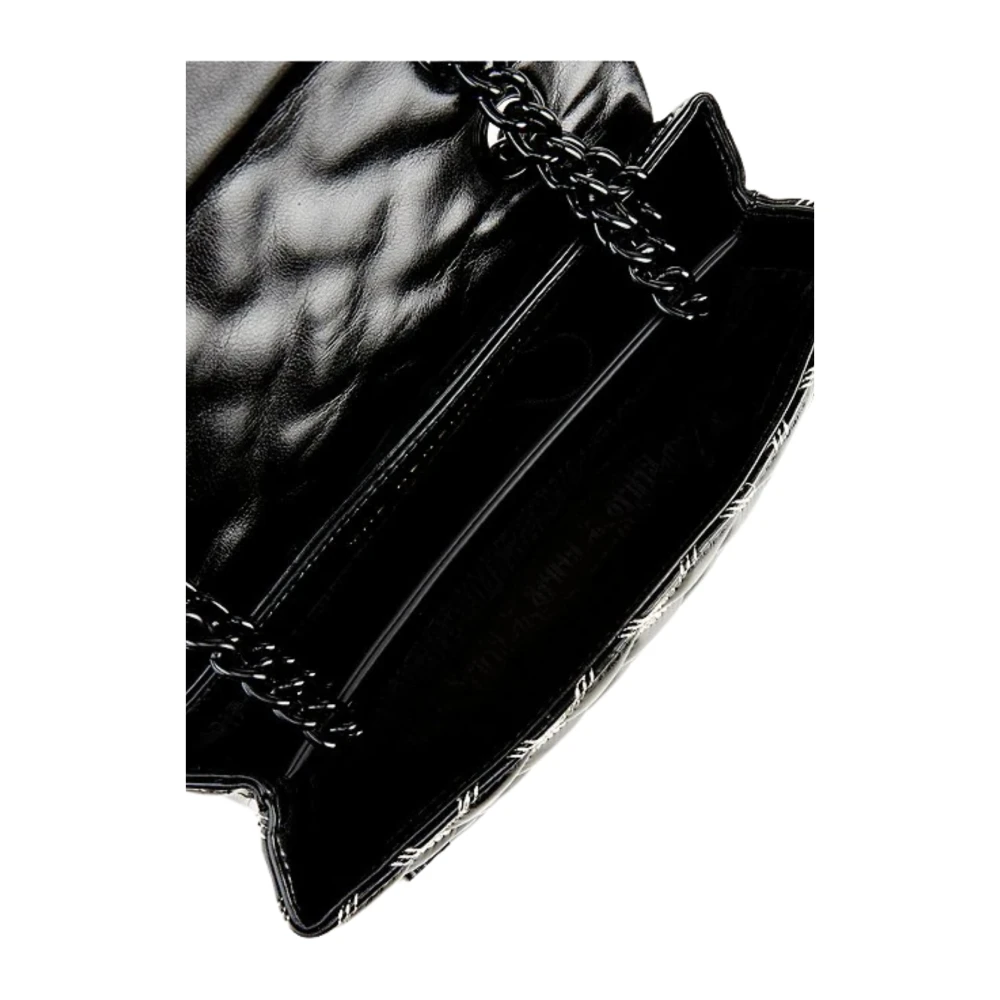 Kurt Geiger Stijlvolle Kensington tas in zwart wit Black Dames