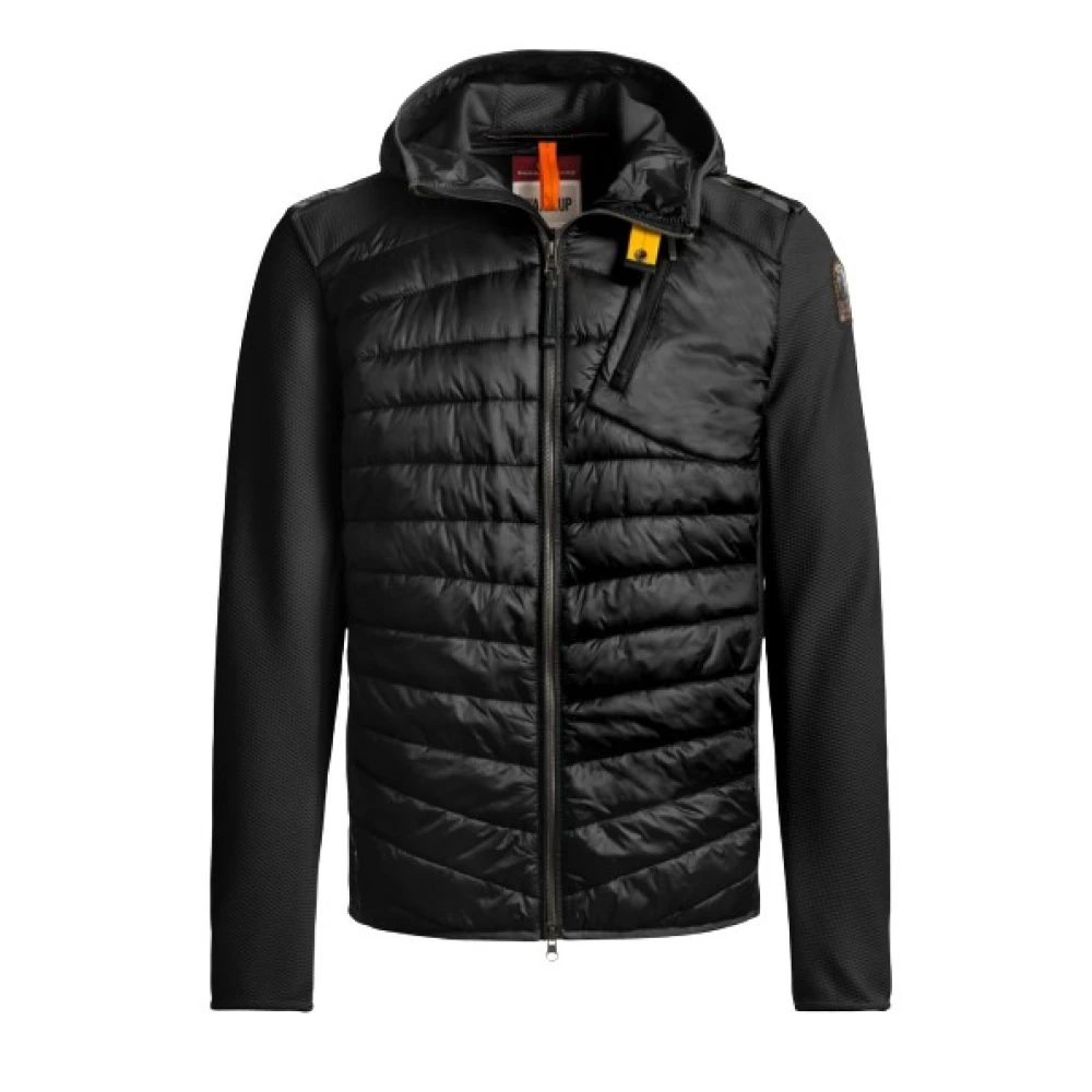 Parajumpers Padded Bi-Material Jacket Nolan Black Heren