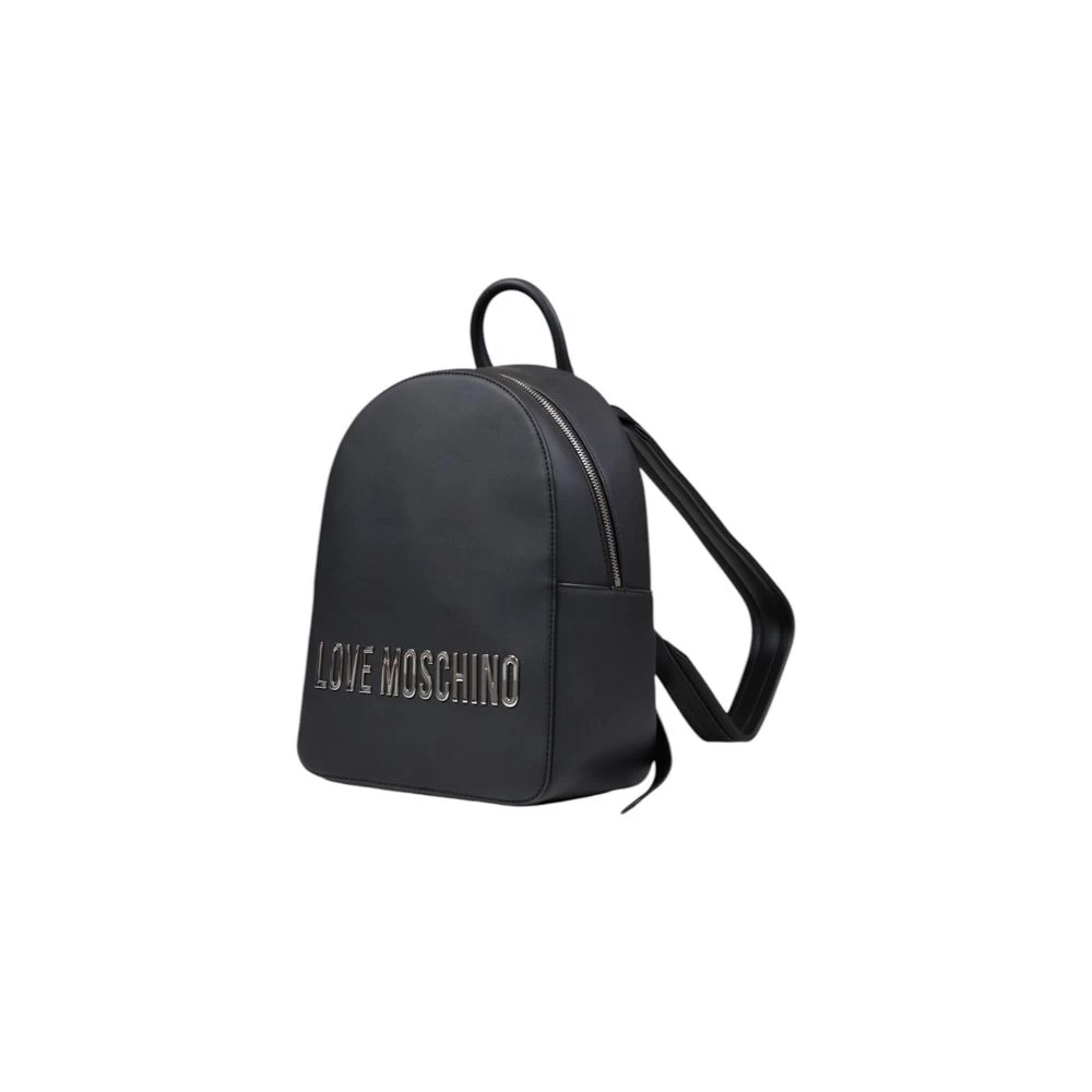 Love Moschino Grijze Polyethyleen Rugzak Lente Zomer Collectie Gray Dames