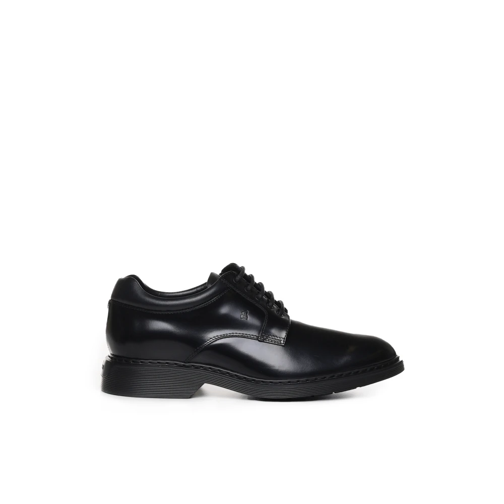 Hogan Men's Black Leather Sneakers