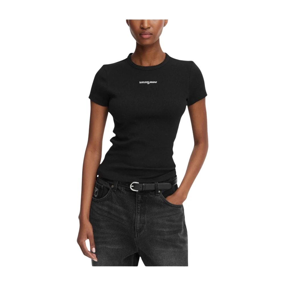 Tommy Jeans Short Sleeve T-Shirt Women's Black Extra Small - La Redoute - Image 2