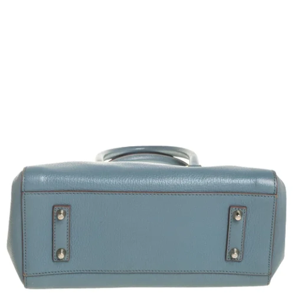 Anya Hindmarch Pre-owned Leather totes Blue Dames