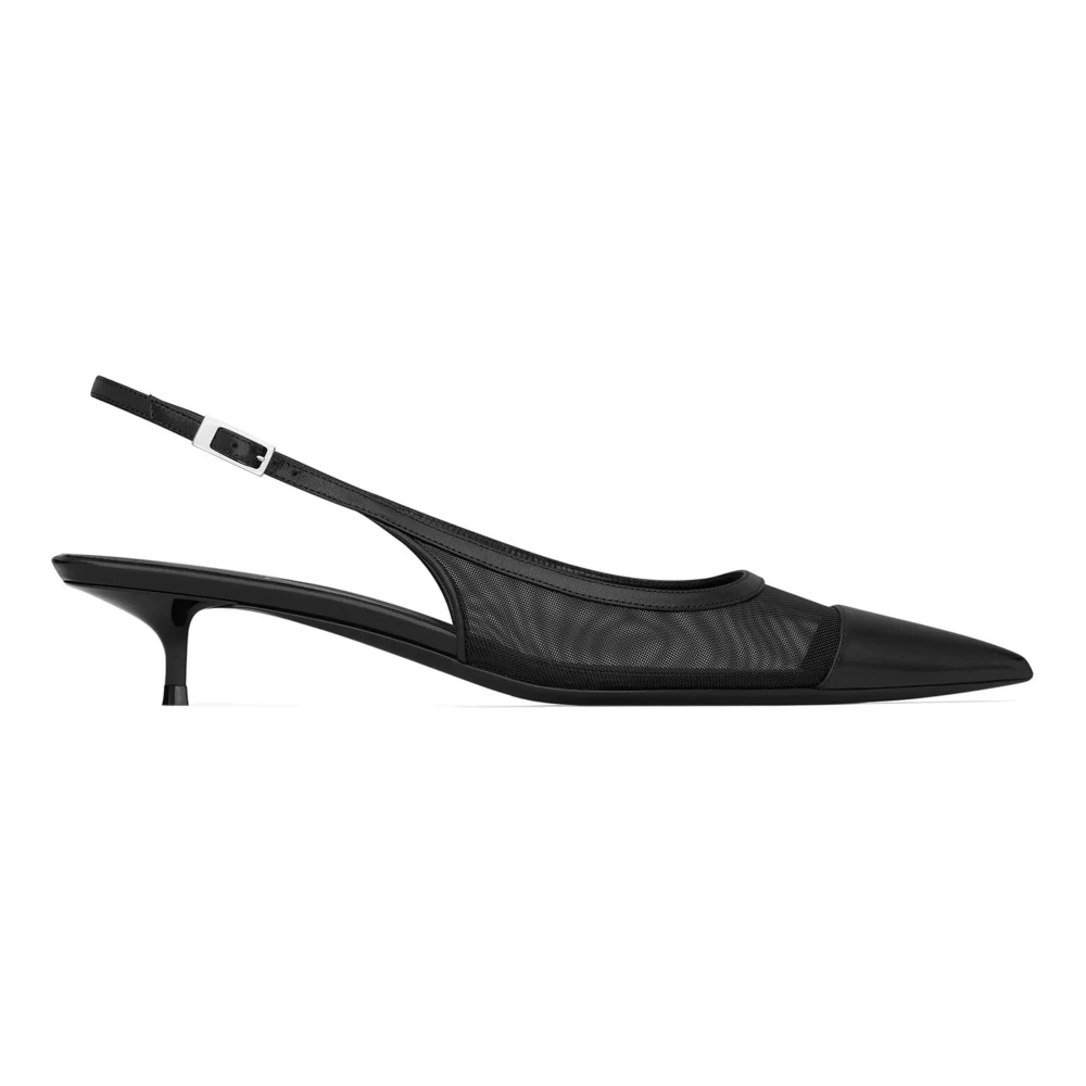 Saint Laurent Slingbacks Black, Dam