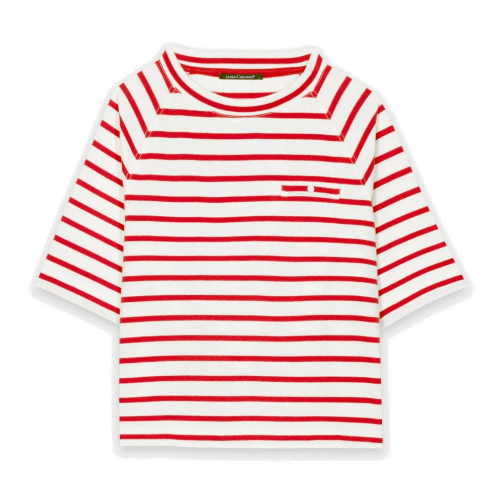 Luisa Cerano Women's Red T-Shirts, L, T-Shirts