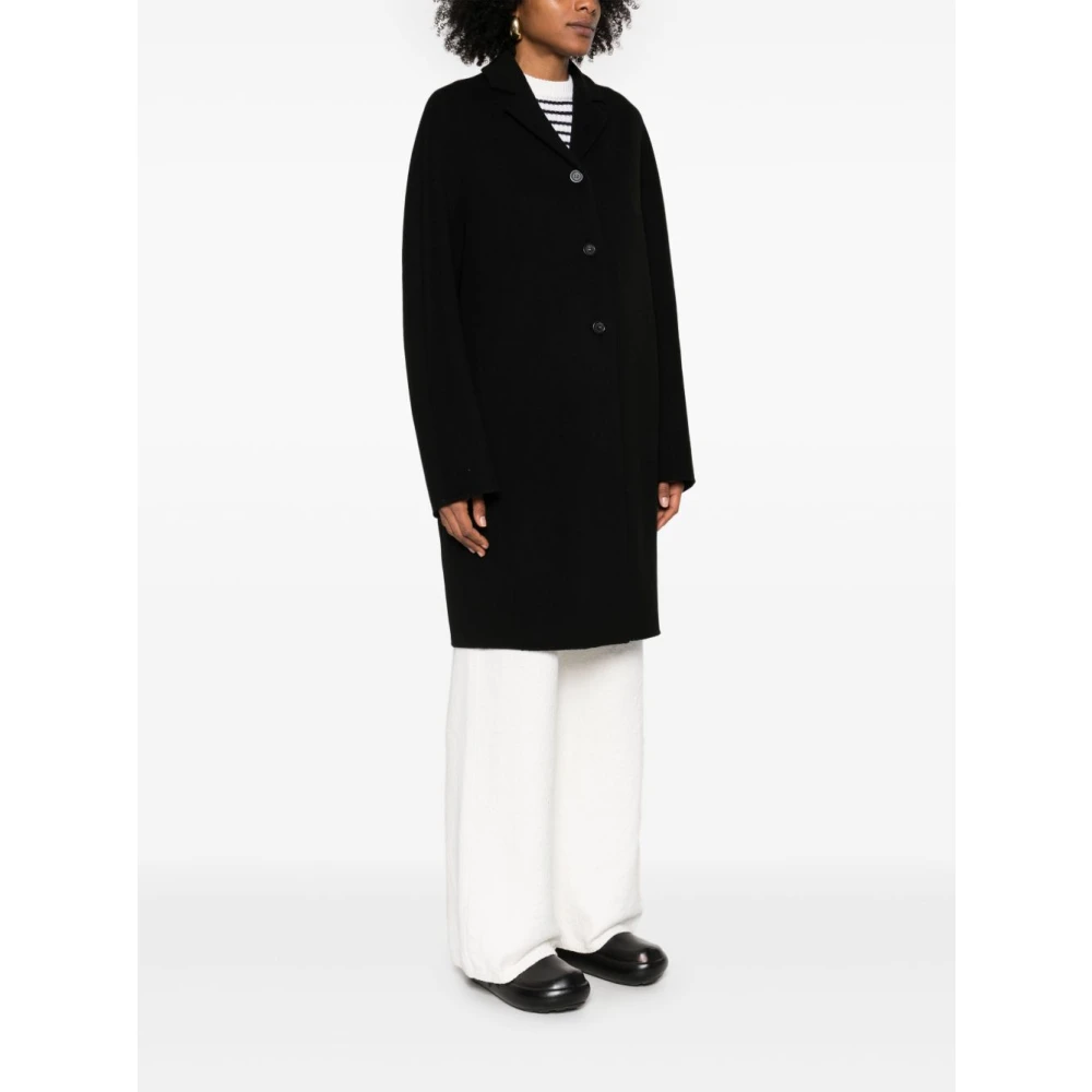 SPORTMAX Zwarte knoopjas met zakken Black Dames
