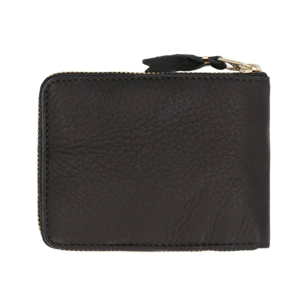 Comme des Garçons Zwarte Leren Portemonnee Dames Accessoires Black Dames