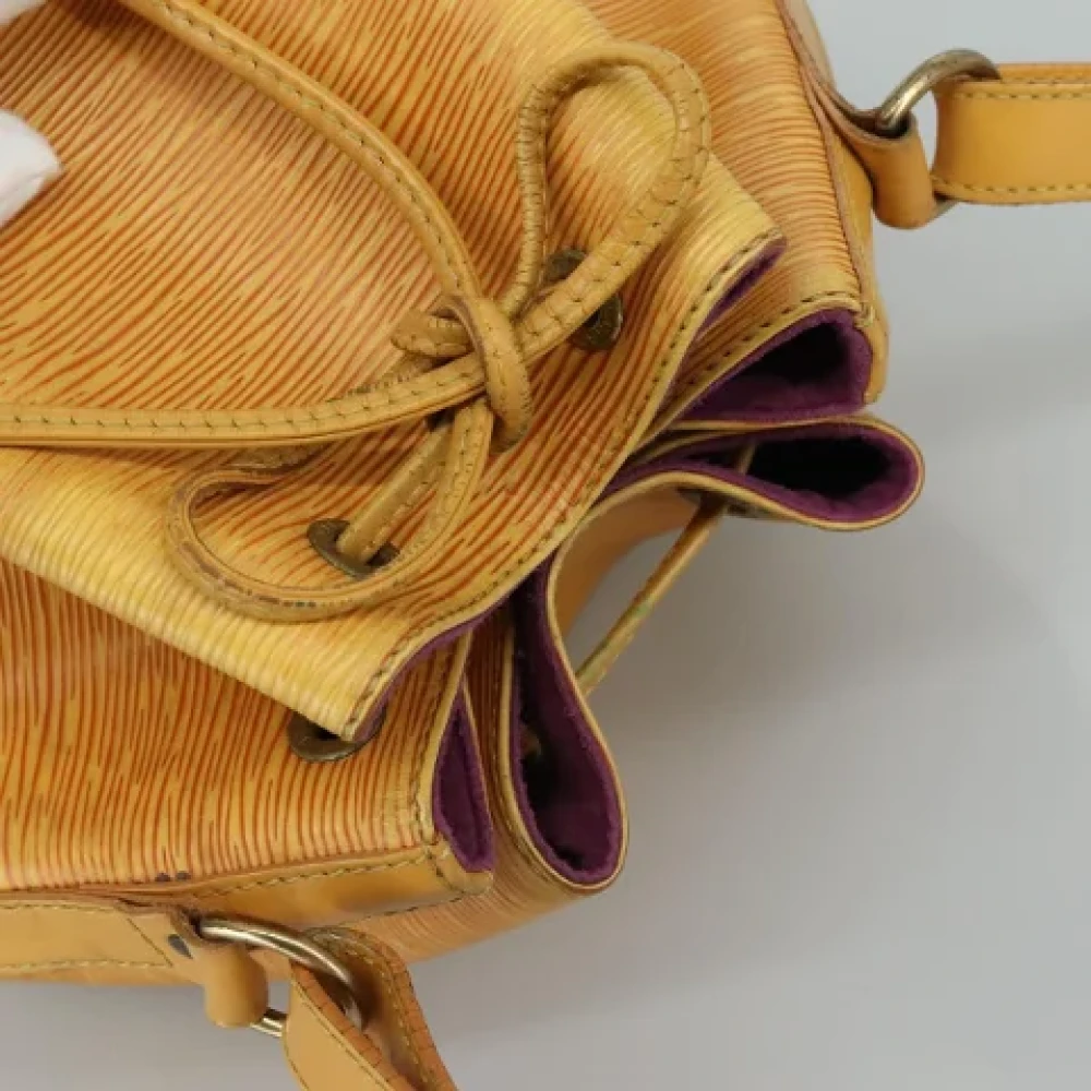Louis Vuitton Vintage Pre-owned Leather louis-vuitton-bags Yellow Dames