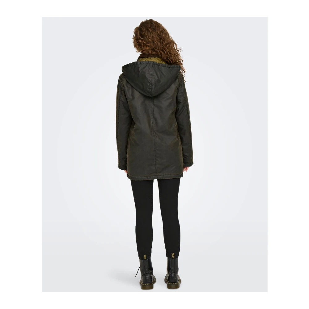 Only Stijlvolle Jas voor Mannen Green Dames
