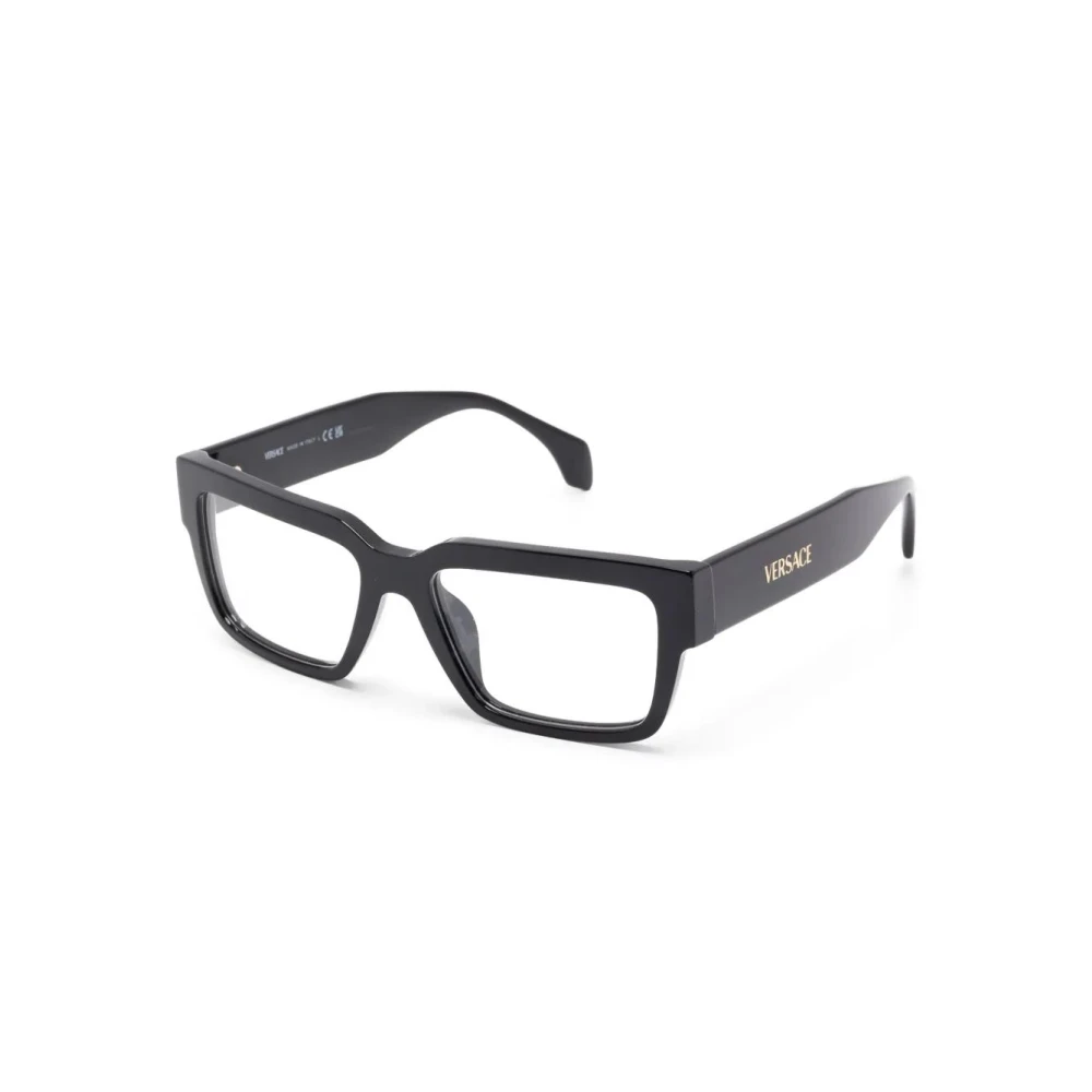 Versace Men's Black Glasses, 55 Mm, Optical Frame