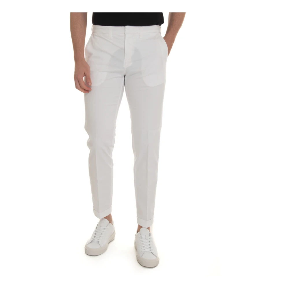 Fay - Trousers > Chinos - White - Fay - Modalova