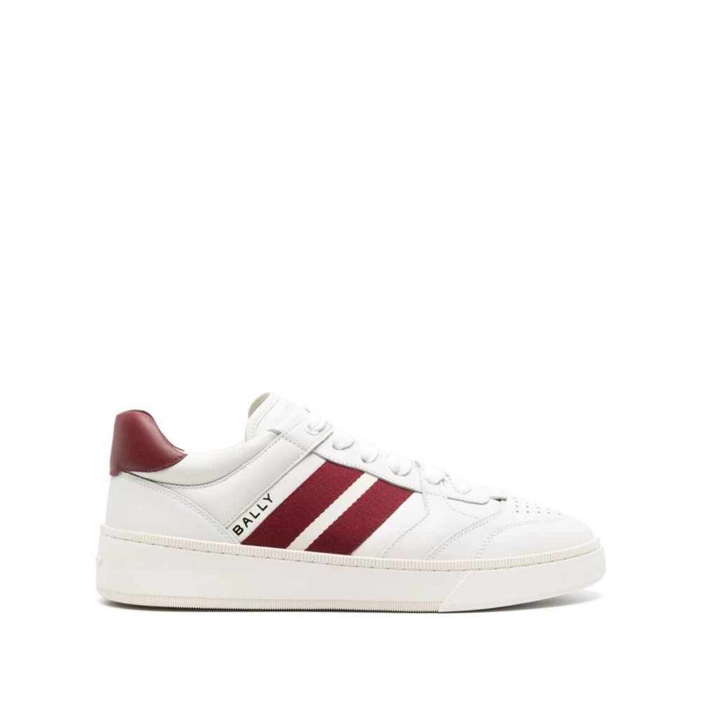Bally Witte Leren Sneakers Heren Schoenen