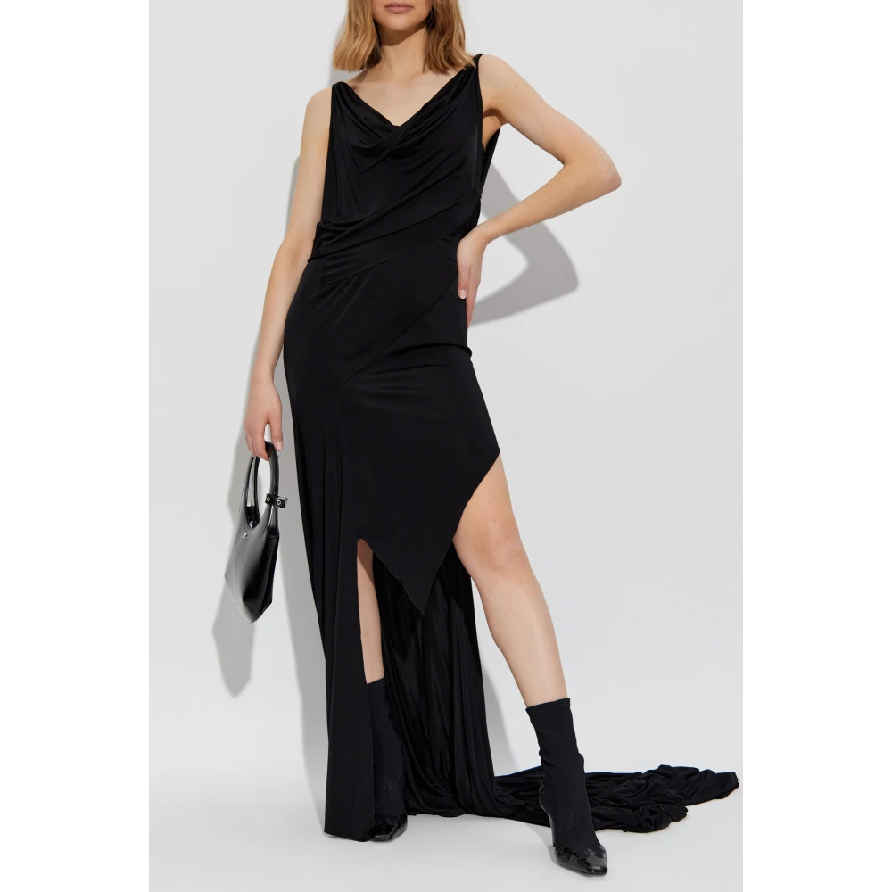 Dsquared2 Jurk met bandjes Black Dames