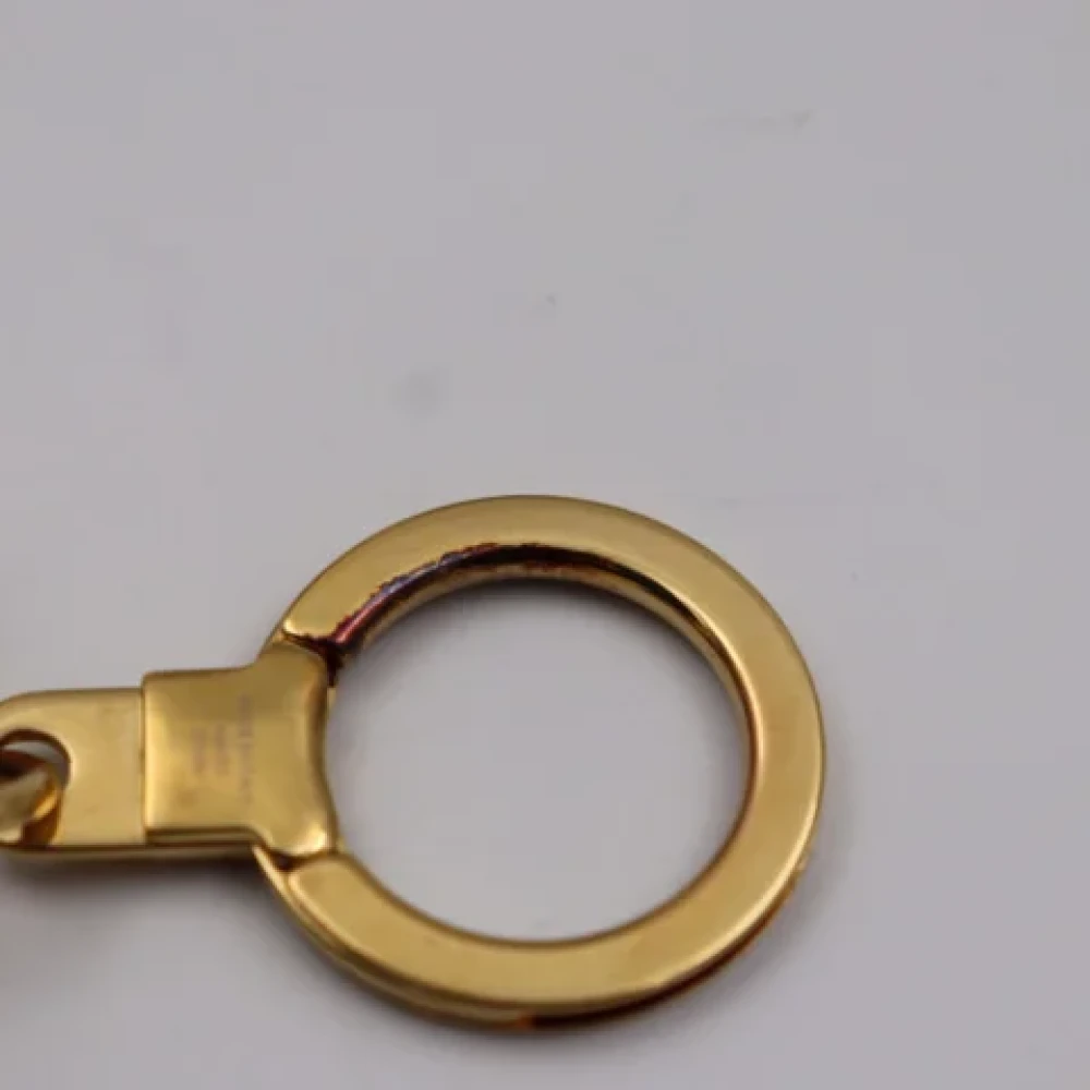 Louis Vuitton Vintage Pre-owned Leather key-holders Yellow Dames