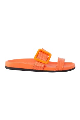 orange-leather-sandals-crocodile-pattern