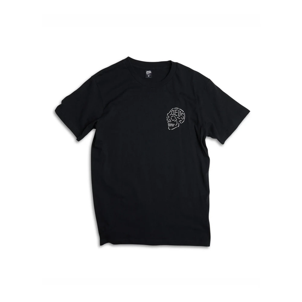 Deus Ex Machina Men's Black T-Shirts, M, Venice Skull T-Shirt