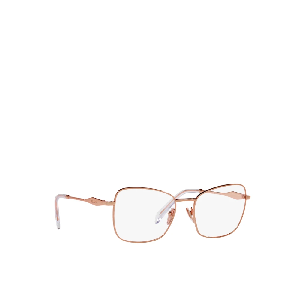 Prada Damesbril met Metalen Montuur in Karamelkleur Beige Dames