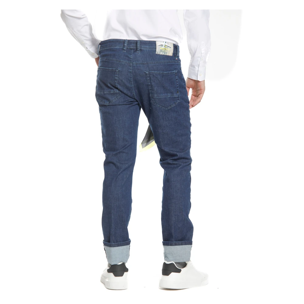 Mason's Slim Fit Jeans in Navy Blue Heren