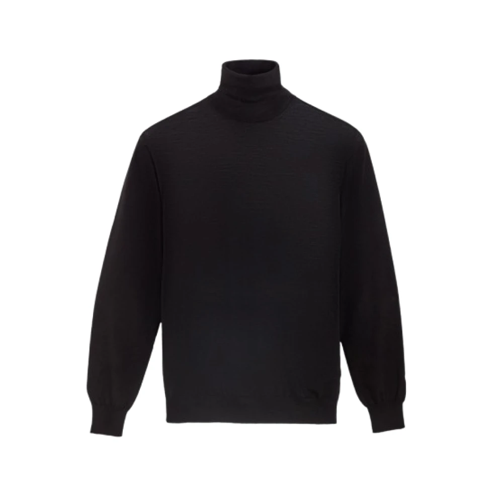 Filippo De Laurentiis Stijlvolle Turtleneck Sweater Black Heren