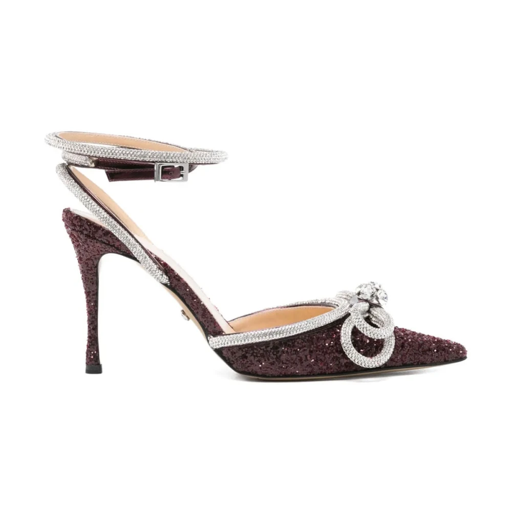 Mach & Mach Femme Rouge Chaussures, Taille: 40 Eu Escarpins Double Bow 95