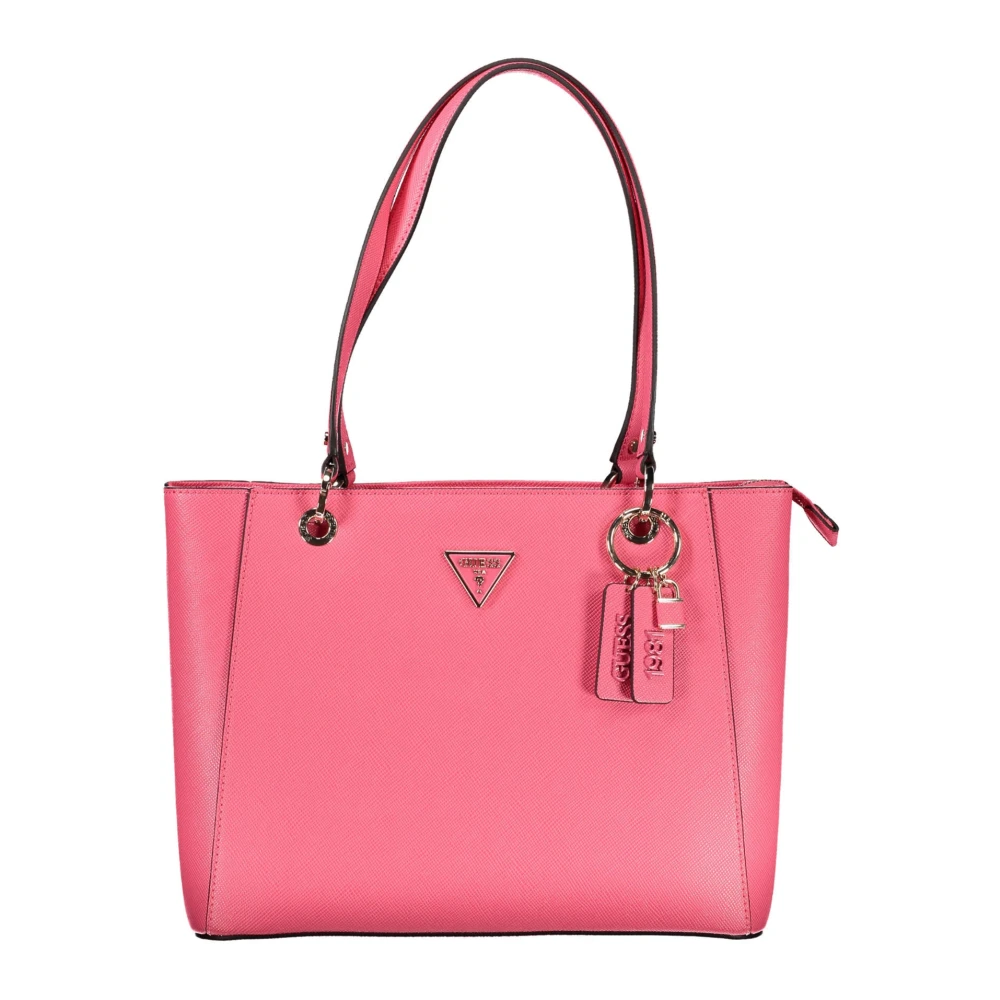 Guess Roze schoudertas met meerdere vakken Pink Dames