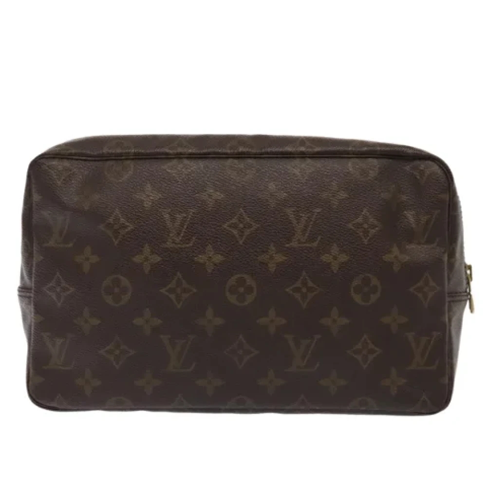 Louis Vuitton Vintage Pre-owned Canvas clutches Brown Dames