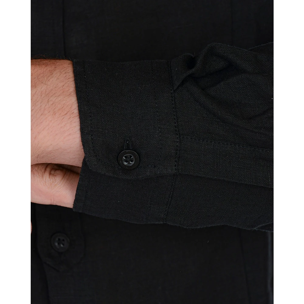 Daniele Alessandrini Riandolo Overhemd Black Heren