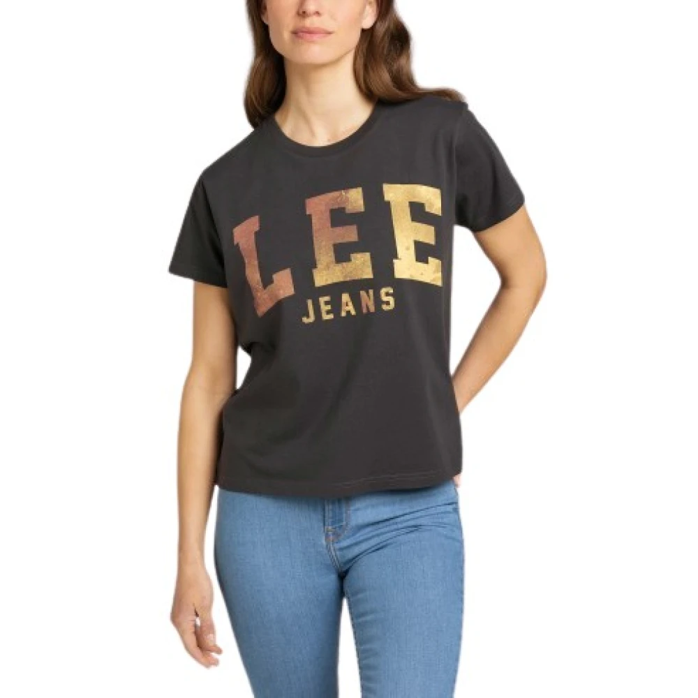 Lee Stijlvolle T-shirt Black Dames