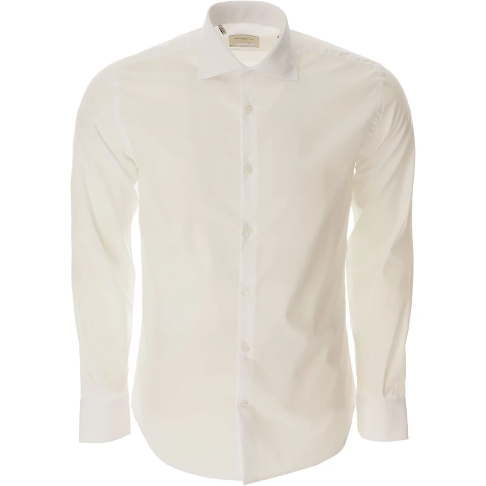 Brooksfield Formal Shirts White Heren