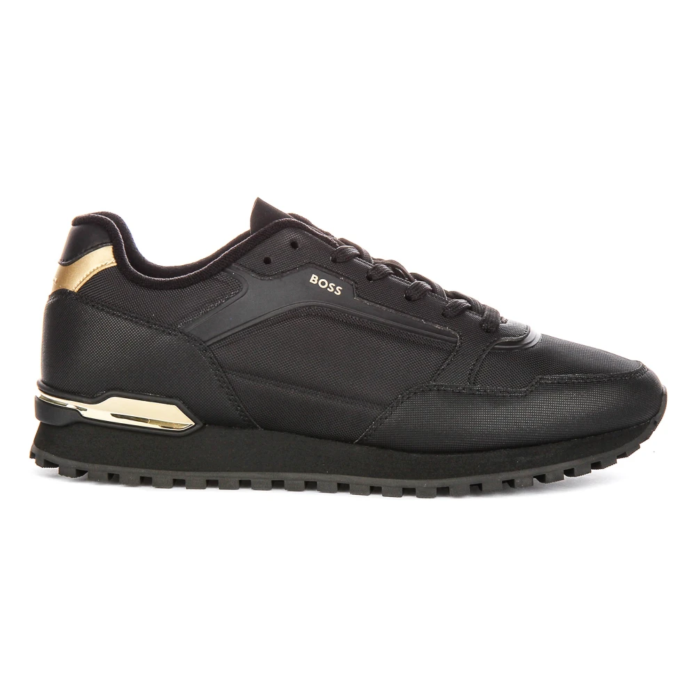 Hugo Men's Black Sneakers, 8 Uk, Parkour L Runner