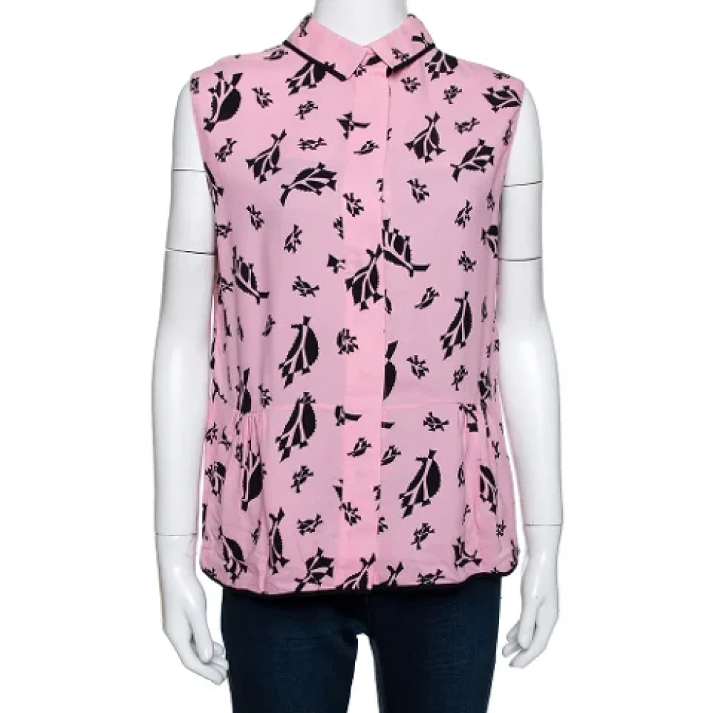 Marni Pre-owned Fabric tops Pink Dames