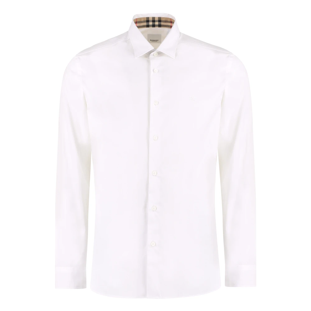 Burberry Men's White Formal Cotton Shirt