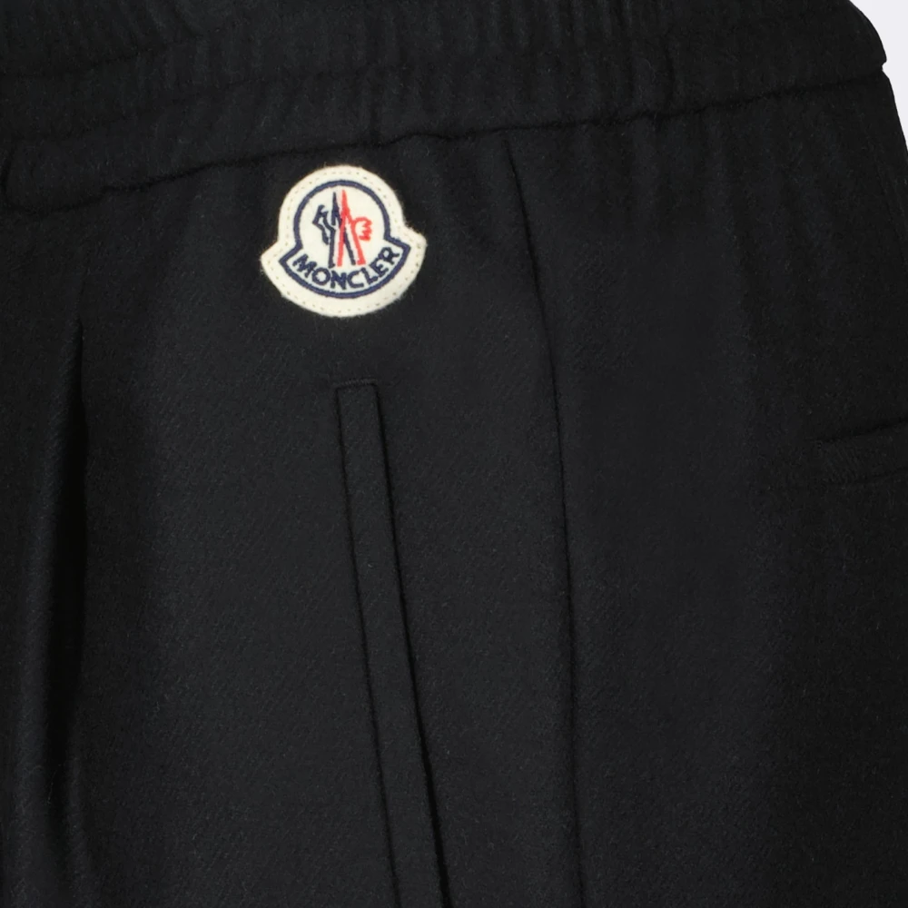 Moncler Rechte broek Black Dames