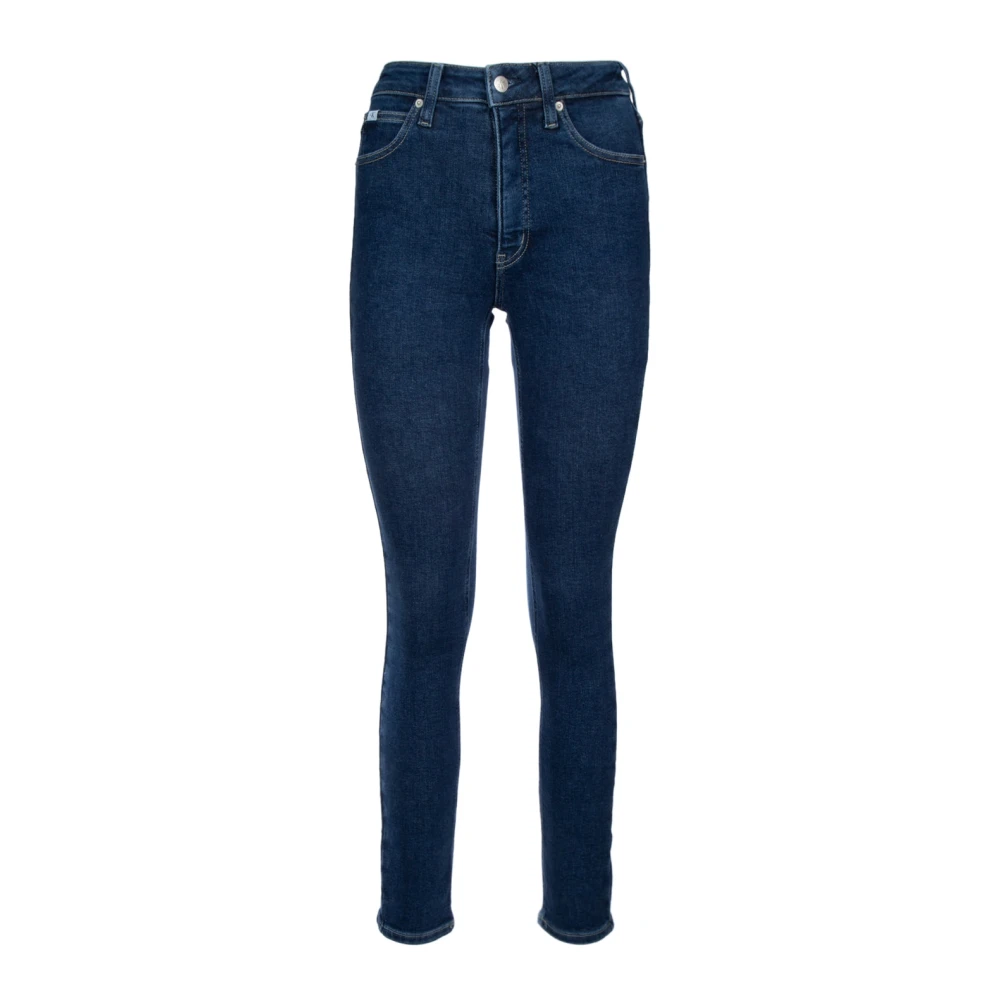 Calvin Klein Stijlvolle Herenbroek Blue Dames