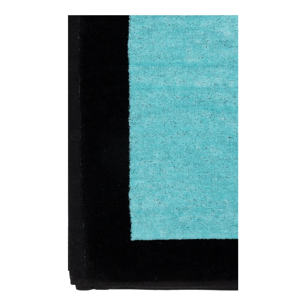 Moschino Badhanddoek met logo Blue Heren