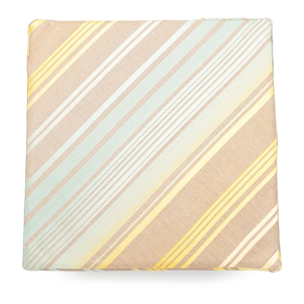 Missoni Home Saint Remy Pouf Cube in Geel Reseda Multicolor Heren