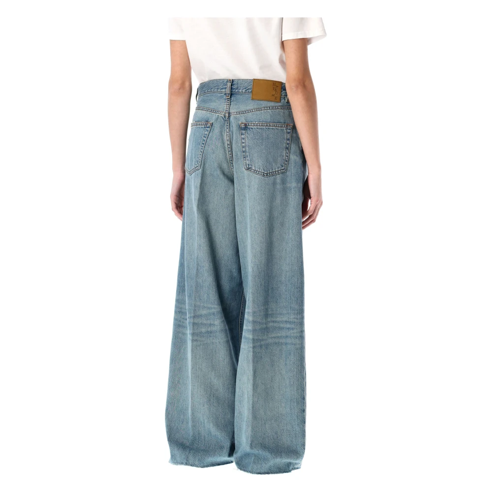 Haikure Bethany Tencel Wide Jeans Blue Dames