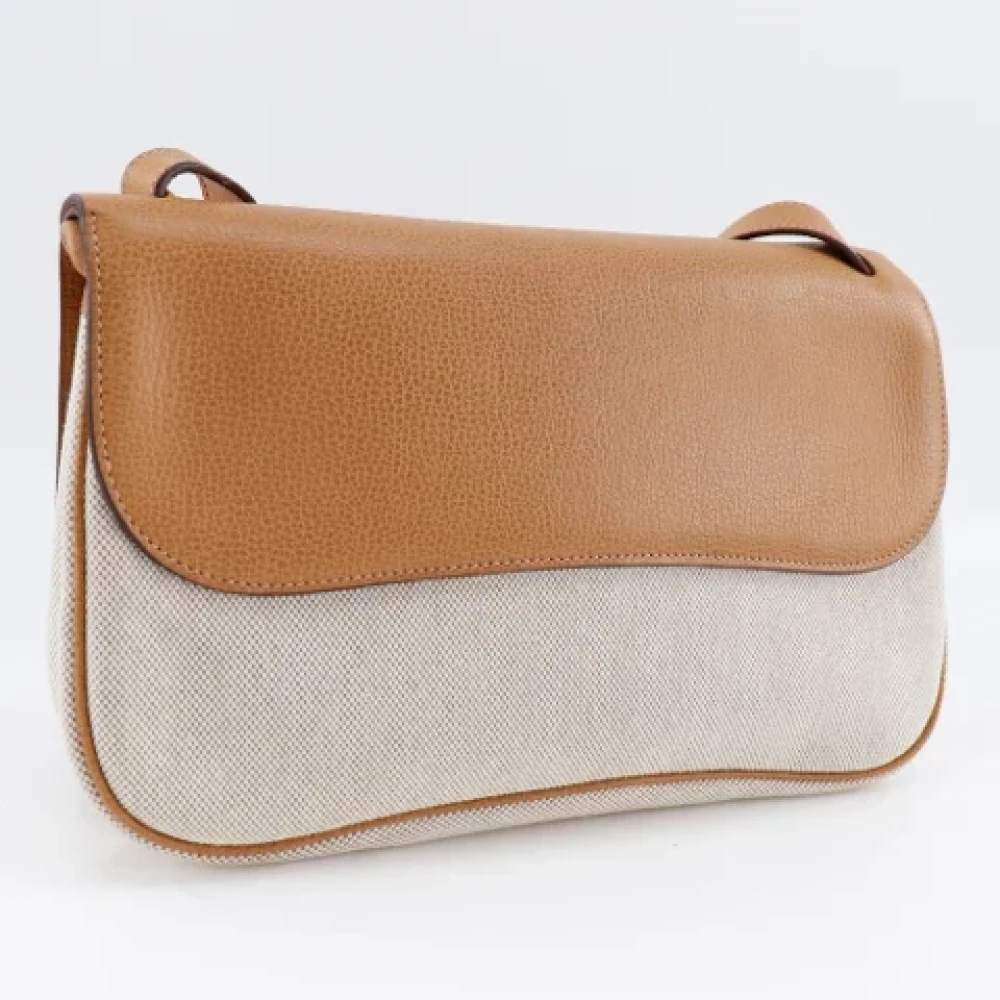 Hermès Vintage Pre-owned Canvas hermes-bags Brown Dames