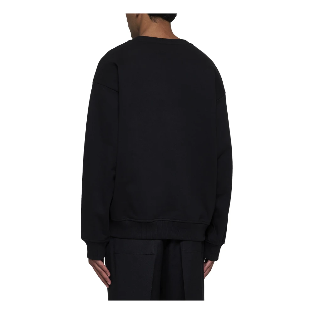 The North Face Sweatshirt met Grafische Print en Ronde Hals Black Heren