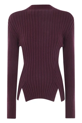 Victoria Beckham Round-neck Knitwear Röd S