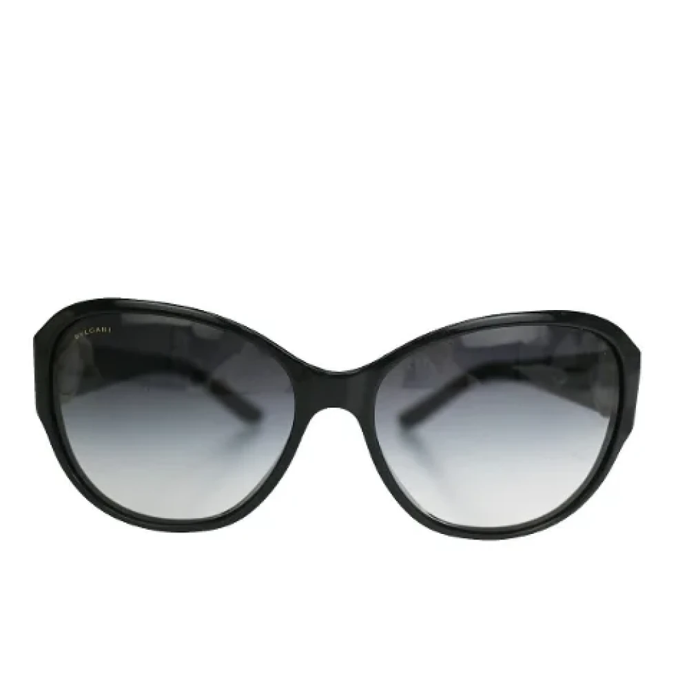 Bvlgari Vintage Pre-owned Plastic sunglasses Black Dames
