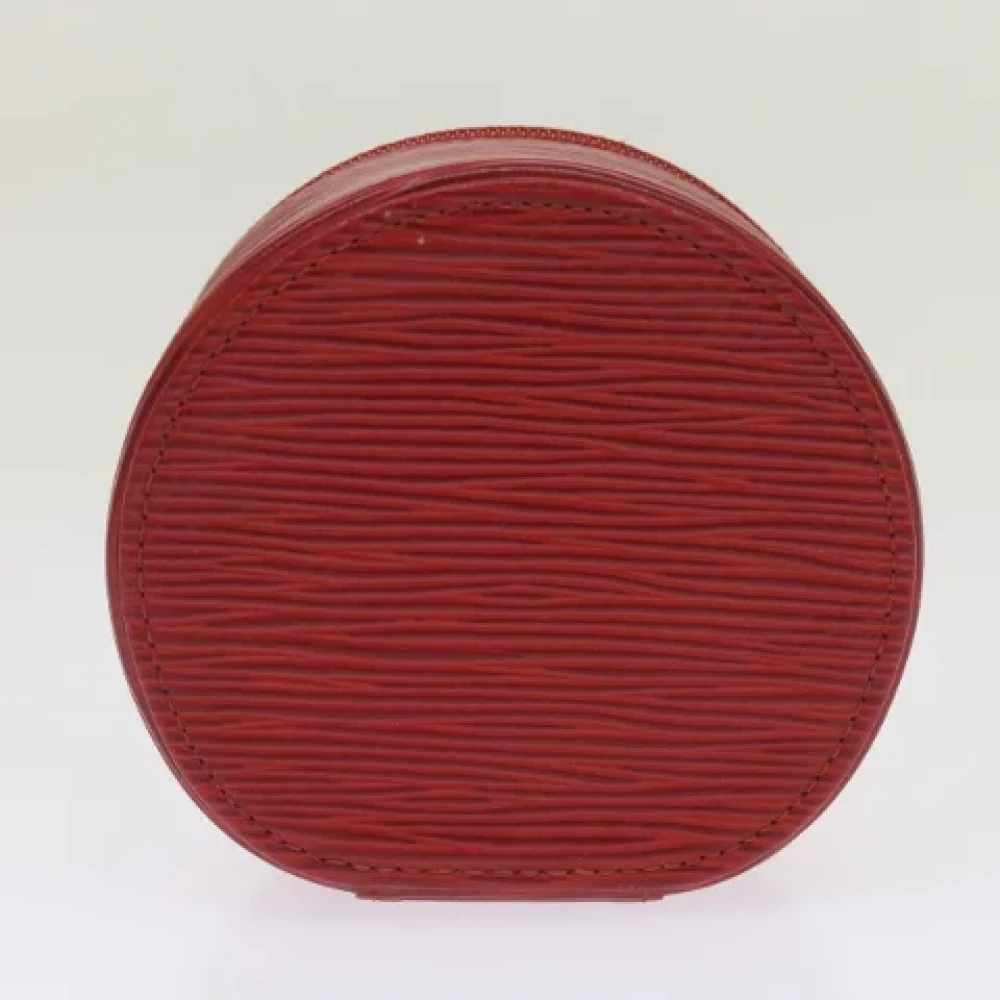 Louis Vuitton Vintage Pre-owned Leather pouches Red Dames