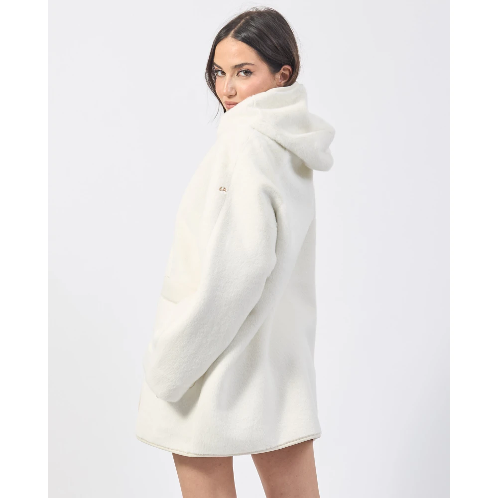 YES ZEE Stijlvolle Jassen Collectie White Dames