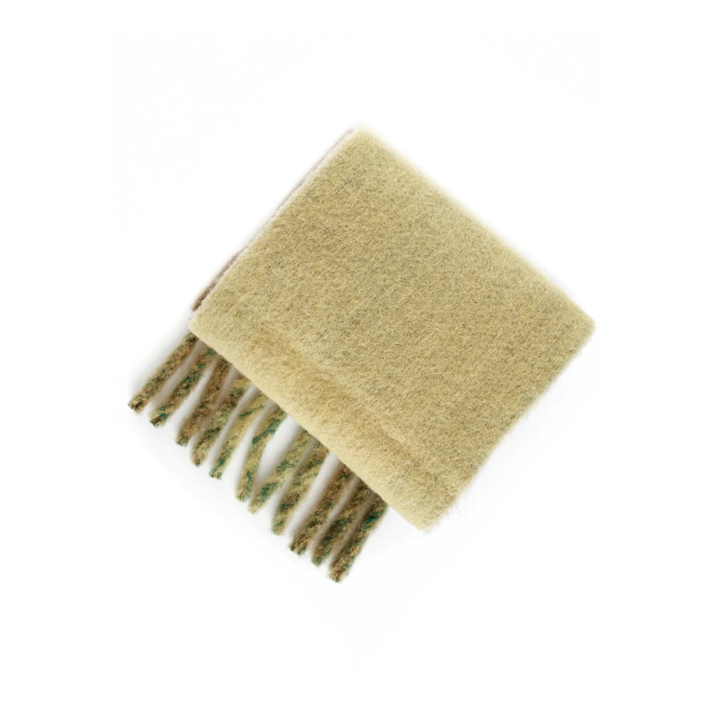 Alpaca Wool Fringed Scarf