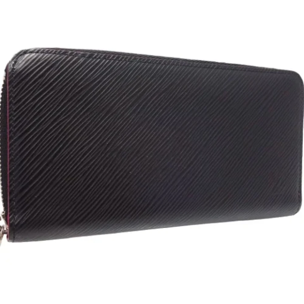 Louis Vuitton Vintage Pre-owned Leather wallets Black Dames