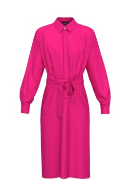 fuchsia-polyester-dress-model-beta
